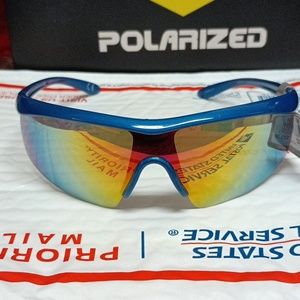 Falls Creek Sunglasses for Men's Blue Frame with multicolor Lenses